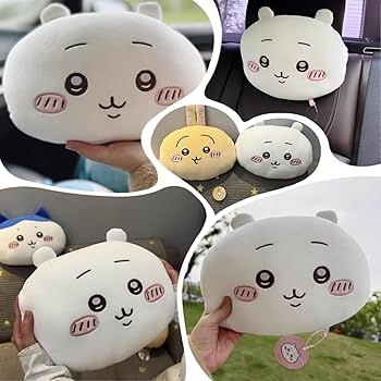 新品韓国版 グッズ『ちいかわ 車両用 ネッククッション 首まくら